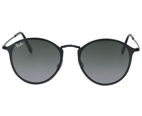 ray-ban blaze round 3574n sunglasses - black/grey gradient